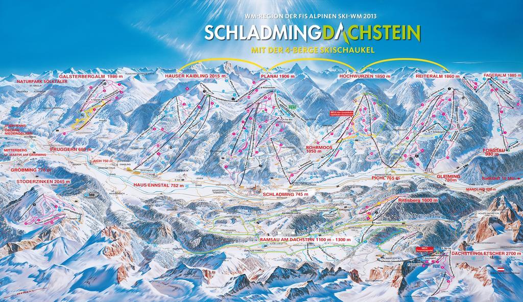 Haus Alpina Ski In & Ski Out Schladming Kültér fotó